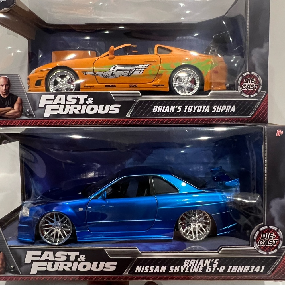 Fast & Furious DieCast Supra & Skyline by Jada